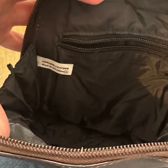 Vintage brown genuine leather Mini Backpack - Picture 4 of 8